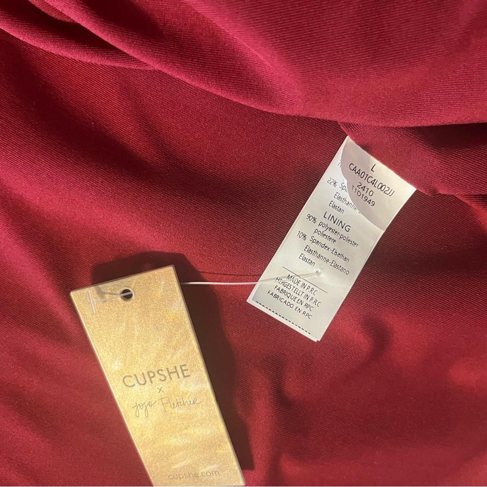 NWT Red Wine Long Blazer - Picture 6 of 6